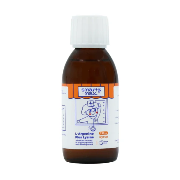 شربت ال آرژنین پلاس لیزین اسمارتی مکس 150 میلی لیتر_6a236920da046.webp شربت ال آرژنین پلاس لیزین اسمارتی مکس 150 میلی لیتر - تصویر 1